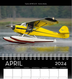 2024 Seaplane Photo Wall Calendar  (16 x 11)