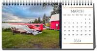 2024 Seaplane Desk Calendar (5x11)