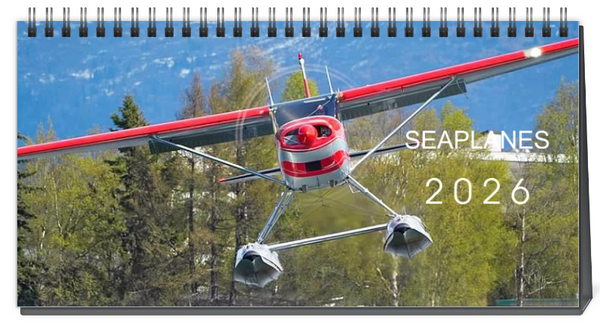 2026 Seaplane Desk Calendar (5x11)