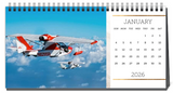 2026 Seaplane Desk Calendar (5x11)