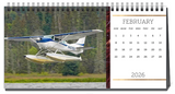 2026 Seaplane Desk Calendar (5x11)